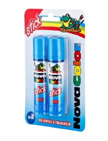 Nova Color Glue Stick 20gr Blister Set by 2