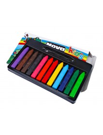 Nova Color Crayon 18 Colors Long Triangle