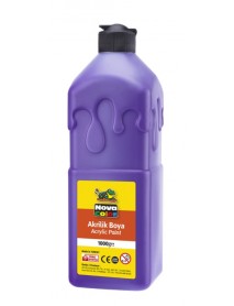 Nova Color Acrylic Paint Patterned Bottle 1000g Purple