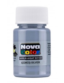 Nova Color Acrylic Paint 30ml Silver