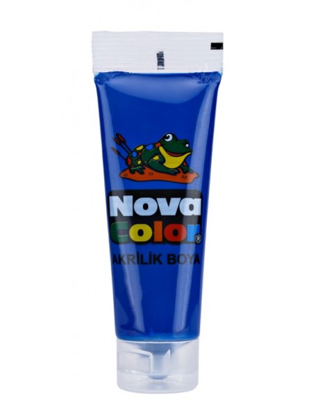 Nova Color Acrylic Paint Plastic Tube 75ml Blue