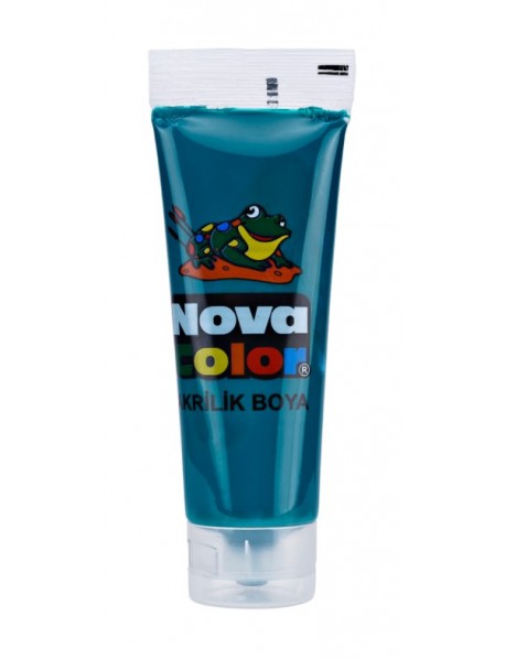 Nova Color Acrylic Paint Plastic Tube 75ml Green