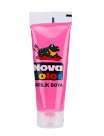 Nova Color Acrylic Paint Plastic Tube 75ml Pink