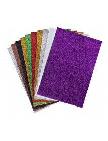 Nova Color Glitter Cardboard 50x70cm 10 Red