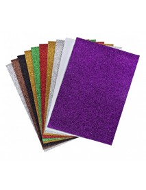 Nova Color Glitter Cardboard 50x70cm 10 Blue