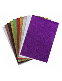 Nova Color Glitter Cardboard 50x70cm 10 Black