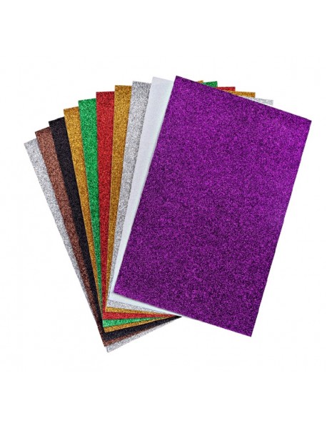 Nova Color Glitter Cardboard 50x70cm 10 Colors