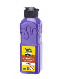 Nova Color Acrylic Paint Soft Patterned Bottle 250g Purple