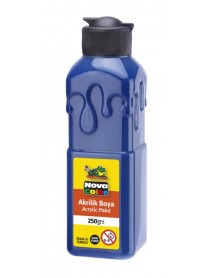 Nova Color Acrylic Paint Soft Patterned Bottle 250g Navy