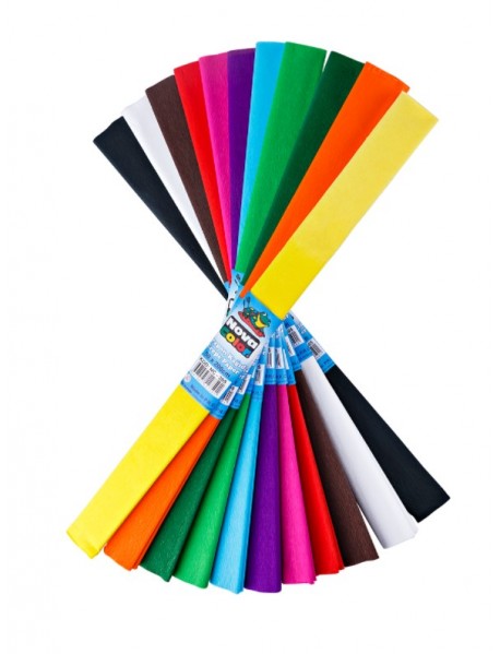 Nova Color Crepe Paper 50x200cm in Colored Stand