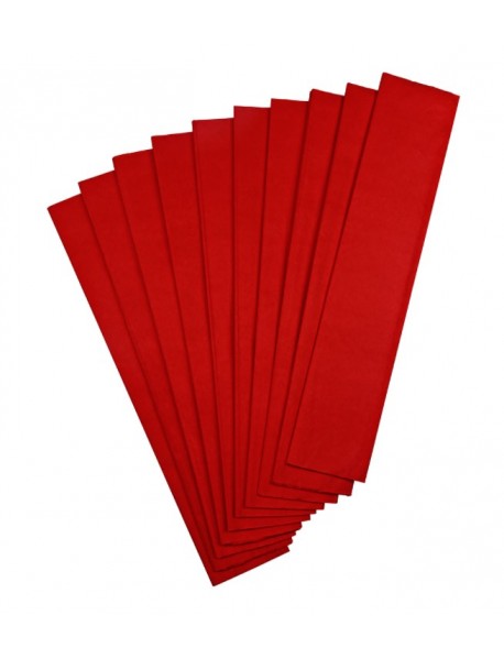 Nova Color Crepe Paper 50x200cm Red 10pcs