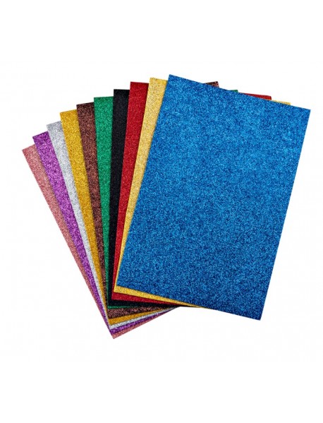 Nova Color Eva 50x70cm Glitter 10 Colors