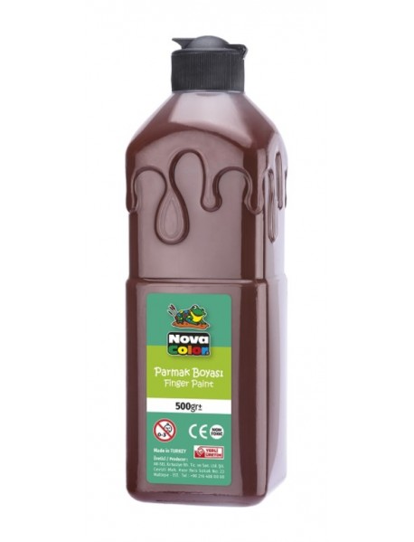 Nova Color Finger Paint 600g Brown