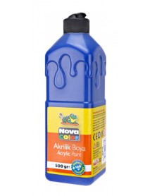 Nova Color Acrylic Paint Patterned Bottle 600g Blue