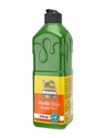 Nova Color Acrylic Paint Patterned Bottle 600g Green