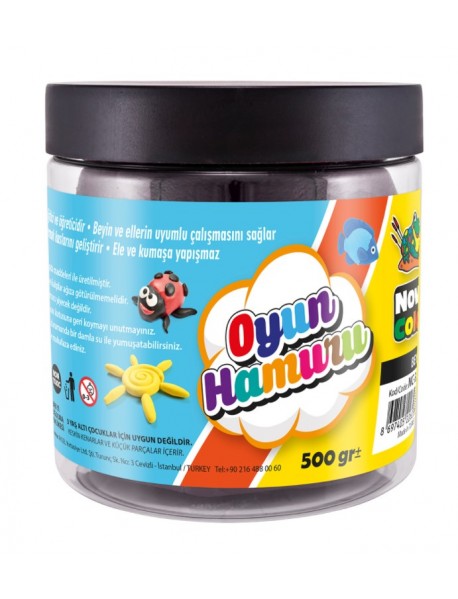 Nova Color Play Dough 500gr Black