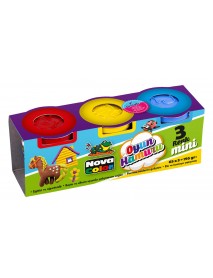 Nova Color Play Dough Mini 3x65gr