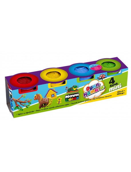 Nova Color Play Dough Mini 5x65gr