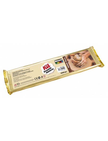 Nova Color Ceramic Clay 1000gr Brown