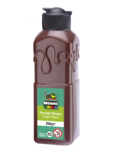 Nova Color Finger Paint 250g Brown