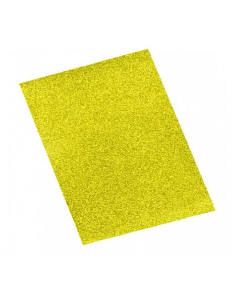 Nova Color Eva 50x70cm Glitter Set by 5 Yellow