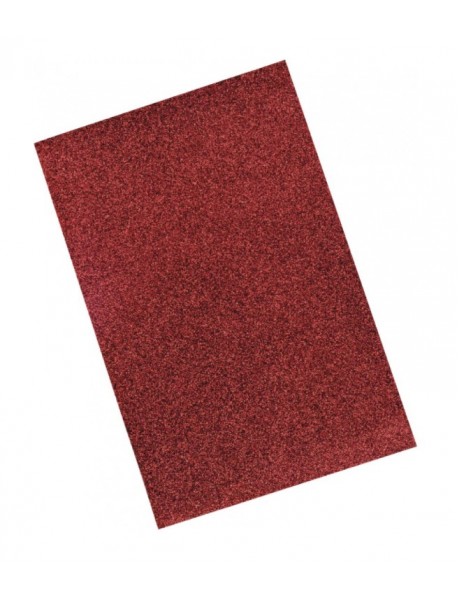 Nova Color Eva 50x70cm Glitter Set by 5 Red