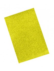 Nova Color Eva 50x70cm Glitter Self-Adhesive Set by 5 Yellow