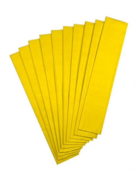 Nova Color Crepe Paper 50x200cm Yellow 10pcs