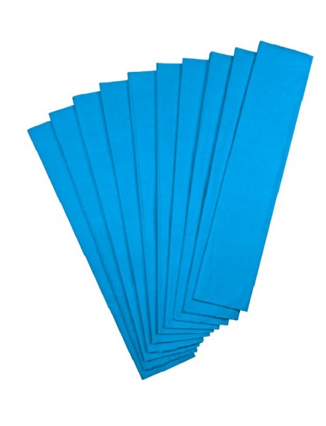 Nova Color Crepe Paper 50x200cm Blue 10pcs