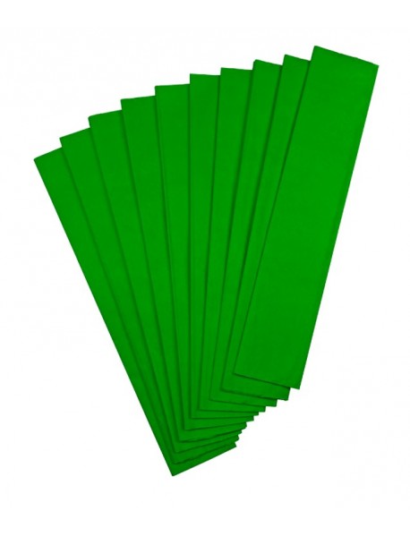 Nova Color Crepe Paper 50x200cm Green 10pcs