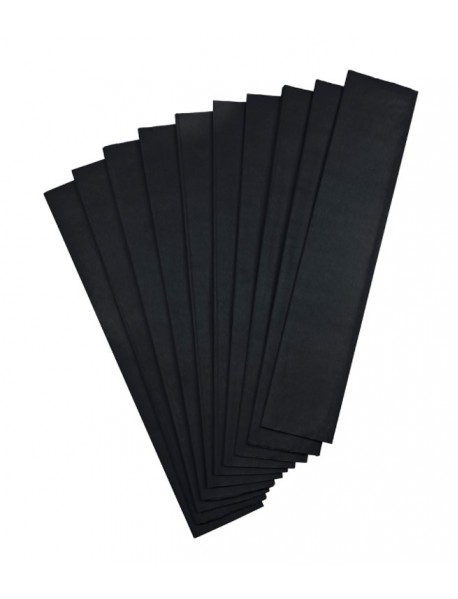 Nova Color Crepe Paper 50x200cm Black 10pcs