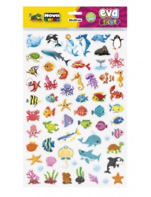 Nova Color Eva Sticker Sea Animals