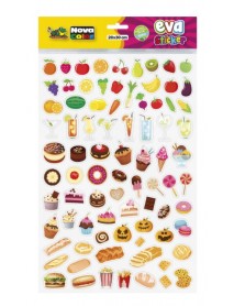 Nova Color Eva Sticker Foods