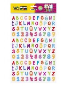 Nova Color Eva Sticker Letters