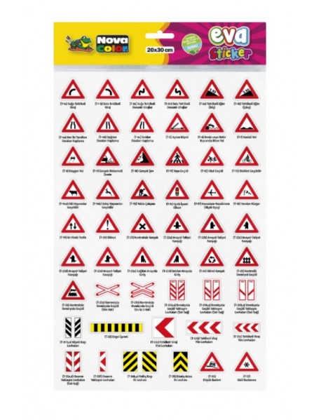 Nova Color Eva Sticker Traffic