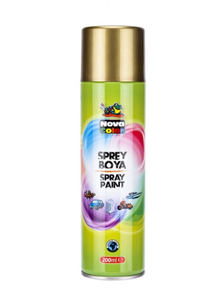 Nova Color Spray Paint 200ml Gold