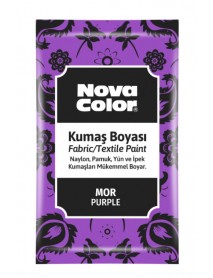 Nova Color Fabric/Textile Paint 12gr Powder Purple