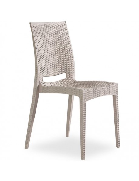 RATTAN CHAIR  CAPPUCINO