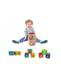 EVA 50 PCS 7 CM PUZZLE 
LETTER & NUMBER SET
