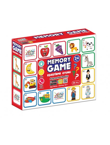 JAGU MEMORY GAME VEHICLES
 24 PCS