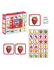 JAGU MEMORY GAME FRUITS 
24 PCS