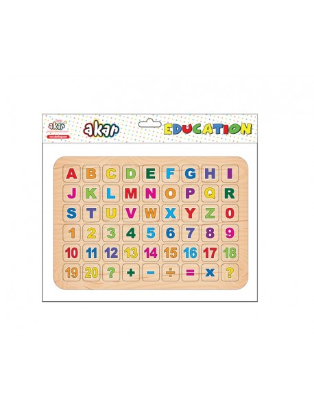 MAGNETIC MINI ALPHABET & NUMBERS 
54 PCS