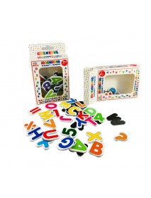 COLORED MAGNET ALPHABET & NUMBERS
46 PCS