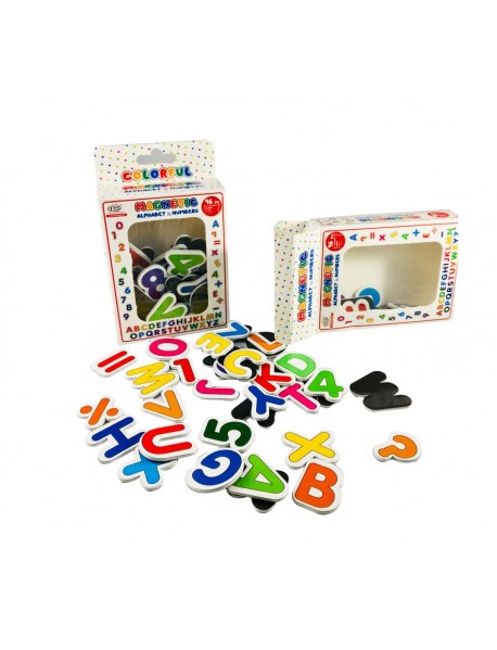 COLORED MAGNET ALPHABET & NUMBERS
46 PCS