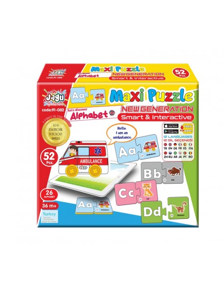 EVA JAGU TALKING TOY MAXI PUZZLE ALPHABET