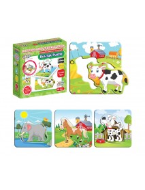 SMART PUZZLE FINT PUT ANIMALS 