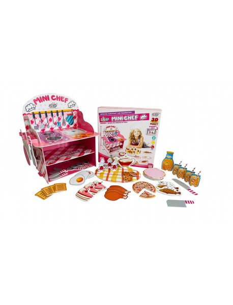 AKAR MOODS MINI CHEF KITCHEN SET 3D MAKET