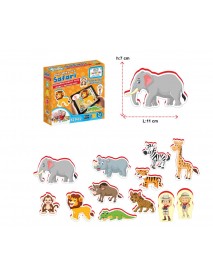 EVA JAGU TALKING TOY MINI PLAY SET SAFARI