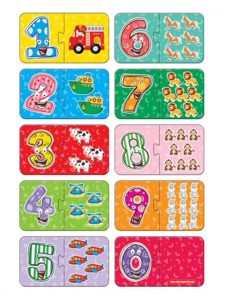 EVA JAGU TALKING TOY MAXI PUZZLE NUMBERS
 20 PCS