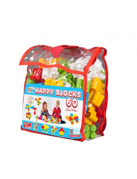 60  PCS. HAPPY BLOCK